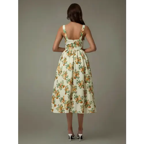 Elegant Lace Ruched Dress