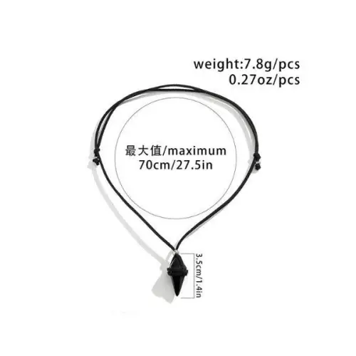 Crystal Hip-Hop Pendant Necklace