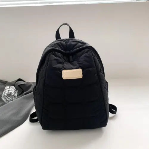 Quilted Polyester Backpack