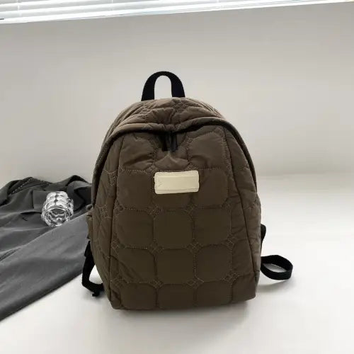Quilted Polyester Backpack