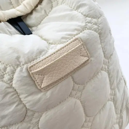 Quilted Polyester Backpack
