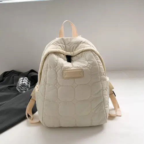Quilted Polyester Backpack