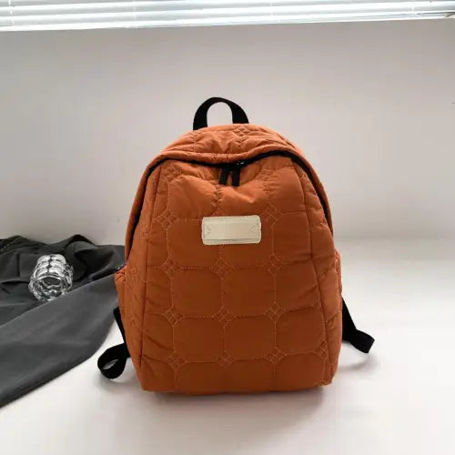 Quilted Polyester Backpack