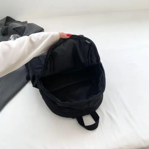 Quilted Polyester Backpack