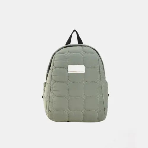 Quilted Polyester Backpack