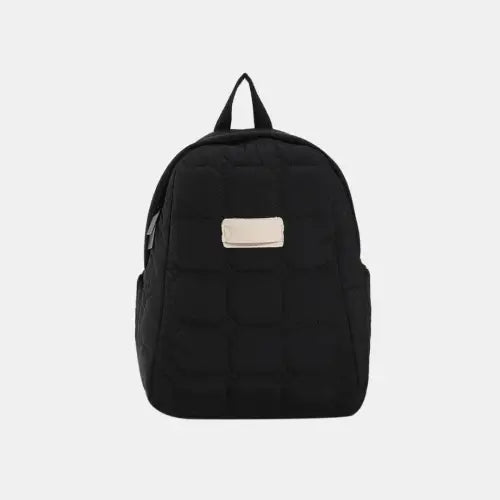 Quilted Polyester Backpack