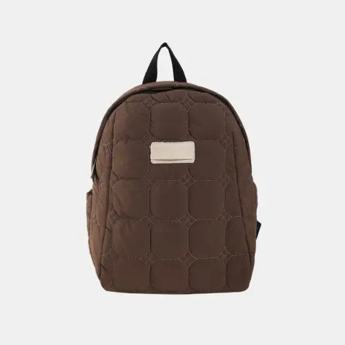 Quilted Polyester Backpack
