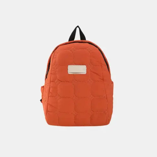 Quilted Polyester Backpack