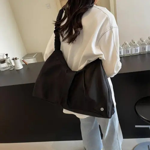 Dawnlight Ruched Tote Bag