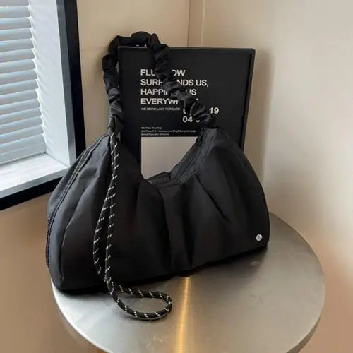 Dawnlight Ruched Tote Bag