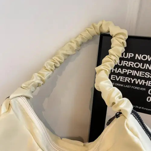 Dawnlight Ruched Tote Bag