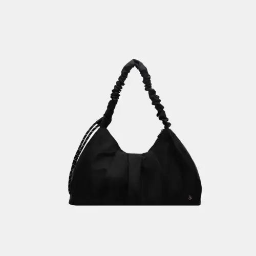 Dawnlight Ruched Tote Bag Black One Size