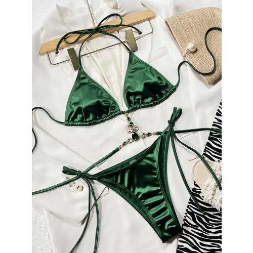 Dazzling Bikini Set Forest