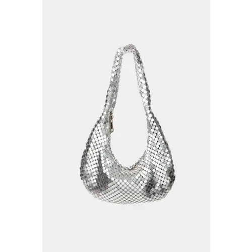 Sparkles Fame Handbag Silver One Size
