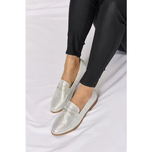 Shine Bright Loafers SILVER