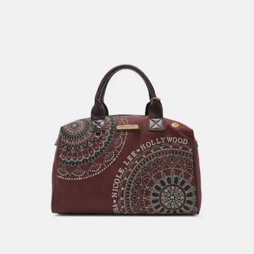 Rhinestone Boston Bag