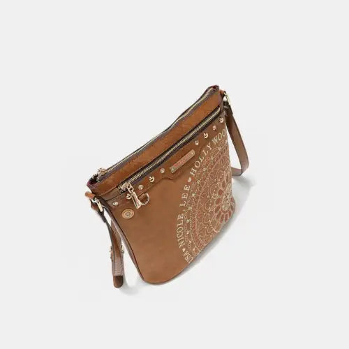 USA Embroidery Rhinestone Crossbody Bag
