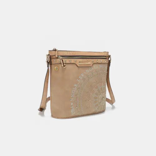 USA Embroidery Rhinestone Crossbody Bag