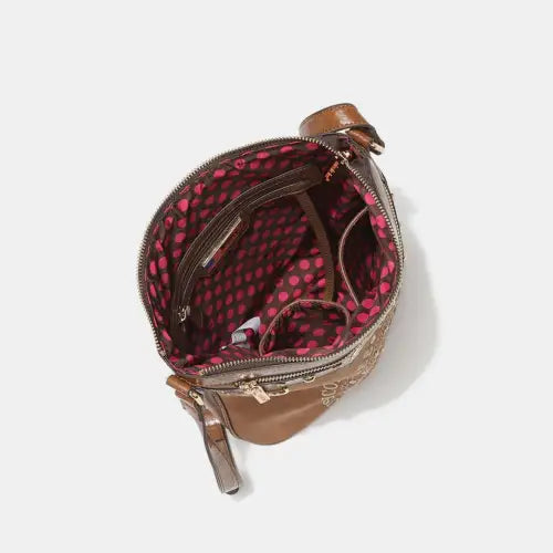 USA Embroidery Rhinestone Crossbody Bag