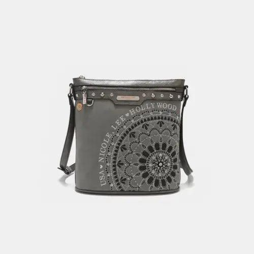 USA Embroidery Rhinestone Crossbody Bag