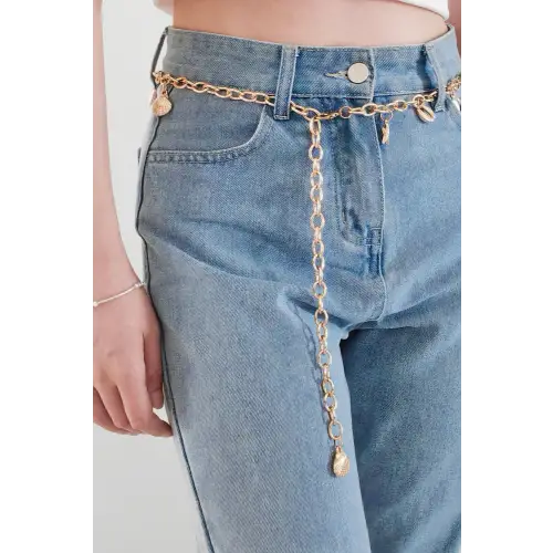 Ocean Charm Belt Gold One Size