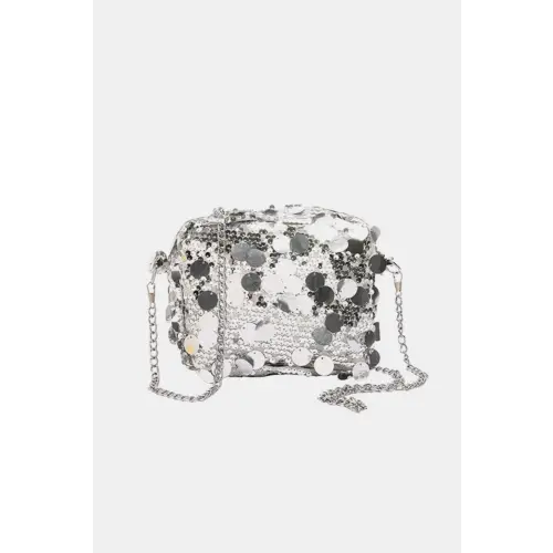 Sequin Chain Shoulder Bag