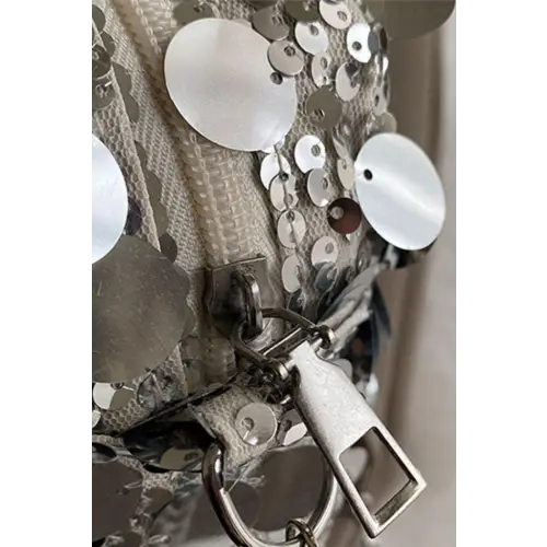 Sequin Chain Shoulder Bag