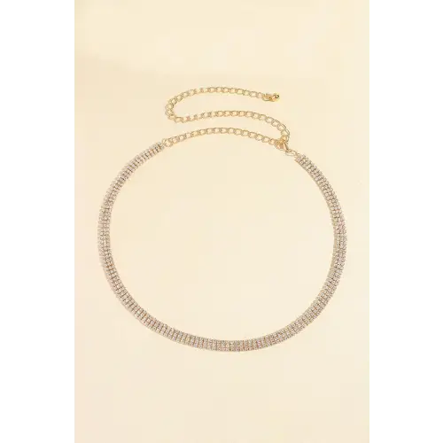 Fancy Rhinestone Alloy Belt