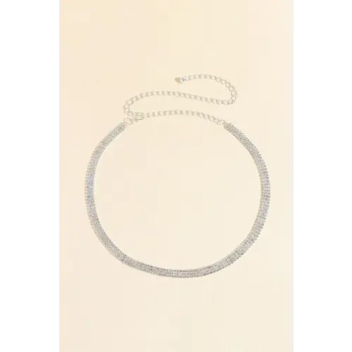 Fancy Rhinestone Alloy Belt