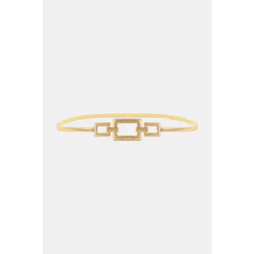 Geometric Belt Gold One Size