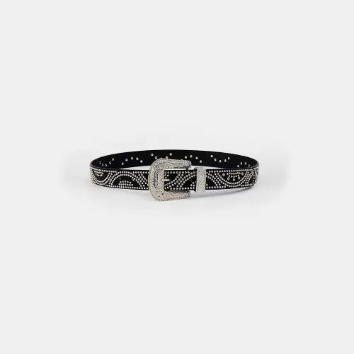 Studded Leather Belt