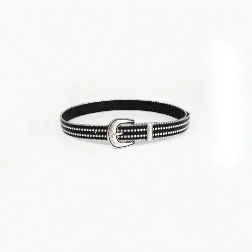 Studded Leather Belt