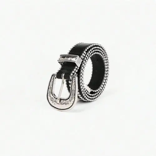 Studded Leather Belt Style A
