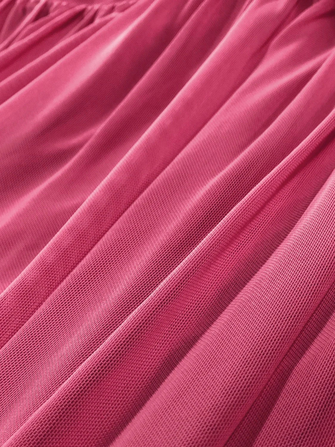 Deep Rose Bodycon Dress with Moderate Stretch