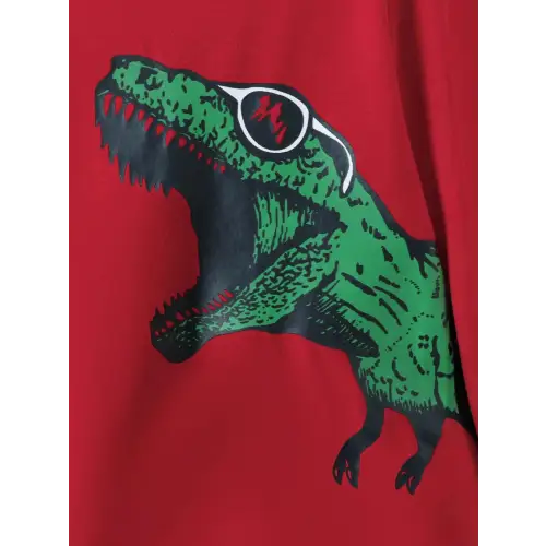 Chic Dinosaur Long Sleeve Set