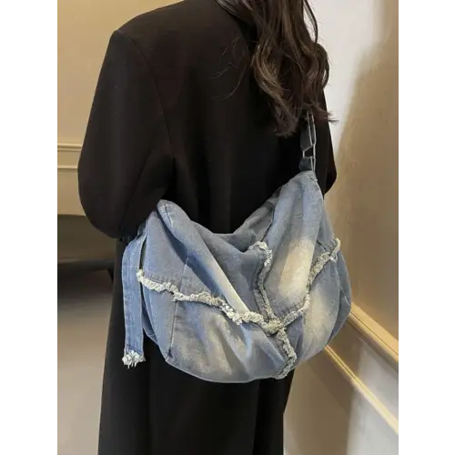 Denim Crossbody Bag