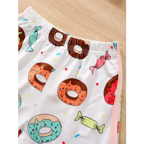 Childrens Donut Two Piece Outfit for Babies and Toddlers