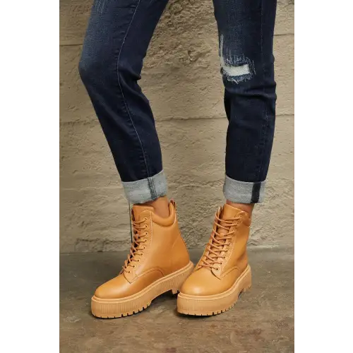 Platform Combat Boots