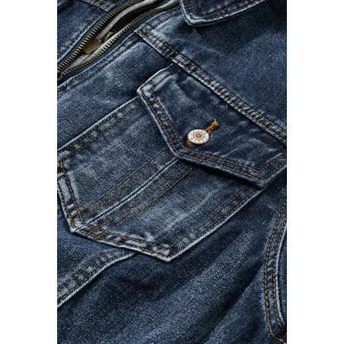 Hooded Denim Jacket