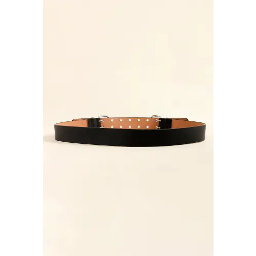 Edgy Eyelet Belt