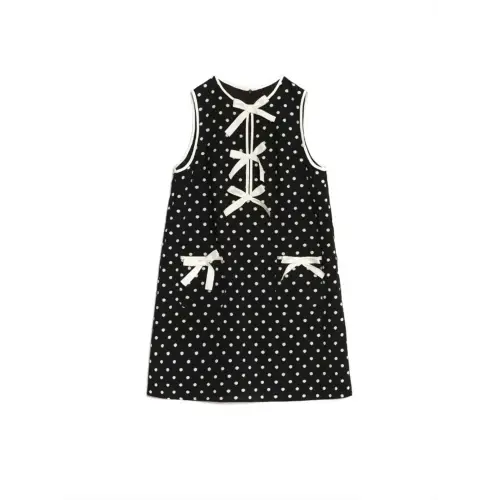 Elegant Bow Design Women's Dress