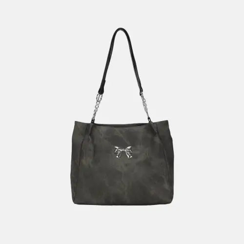 Elegant Bow Medium Tote Bag
