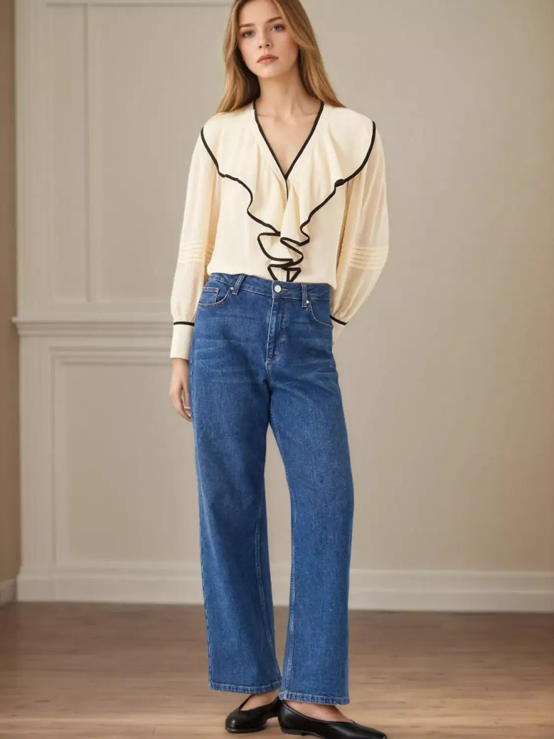 Elegant Ruffled Blouse