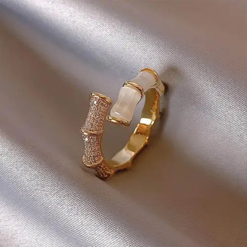 Gold Bamboo Ring