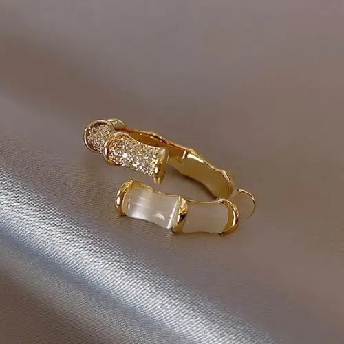 Gold Bamboo Ring