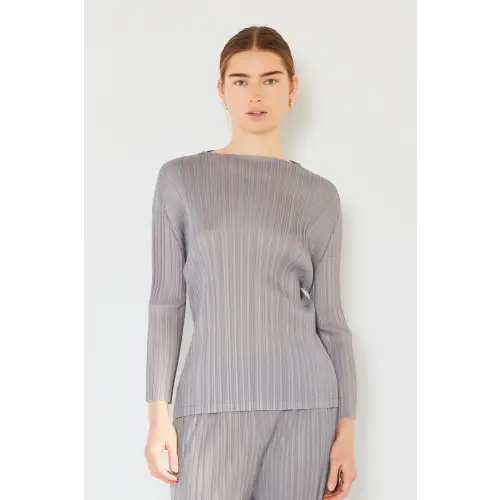 Elegant Boatneck Set Gray