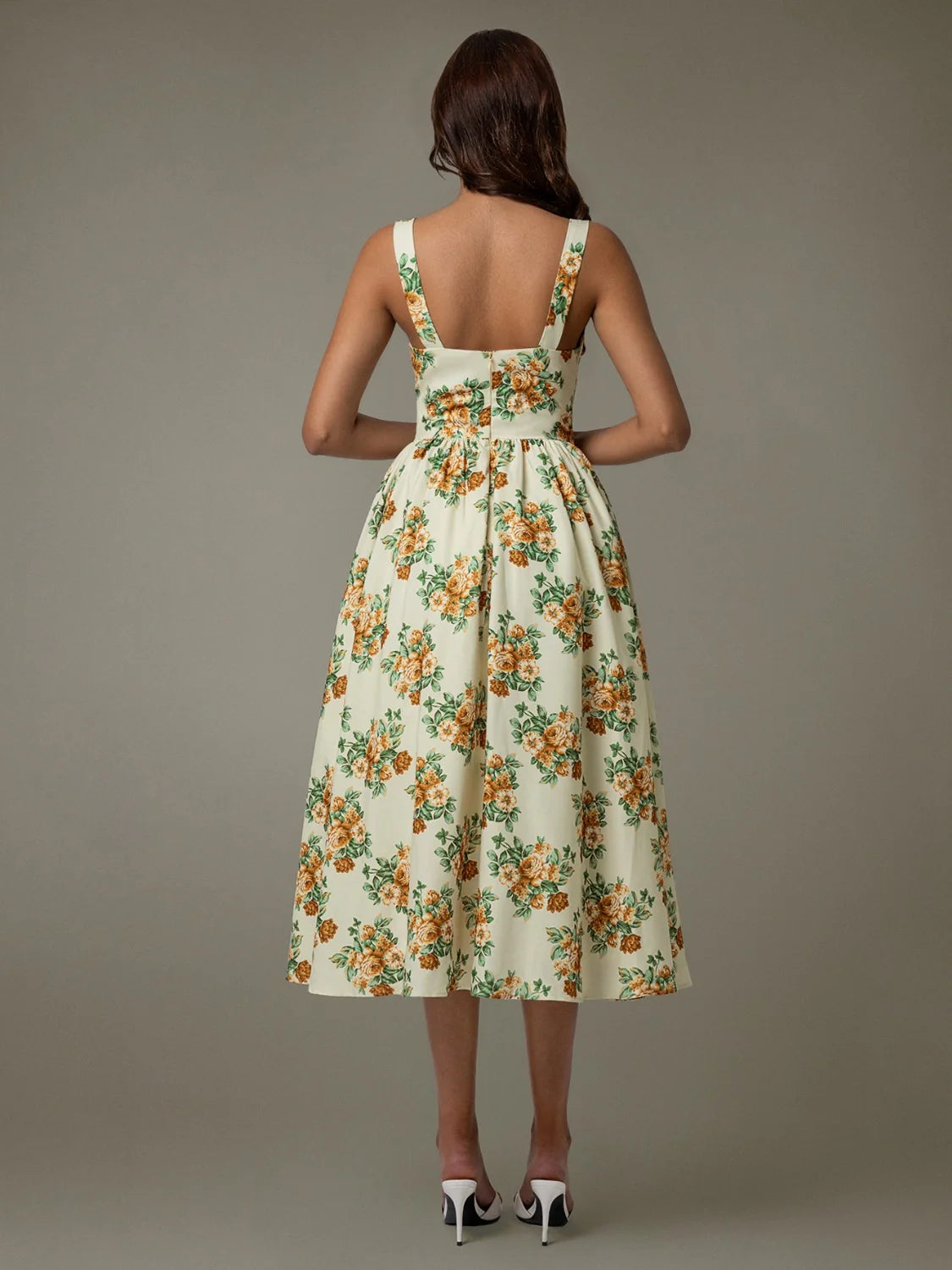 Elegant Pastel Yellow Dress