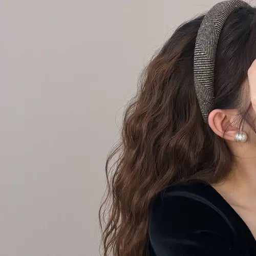 Pearl-Adorned Headband Set