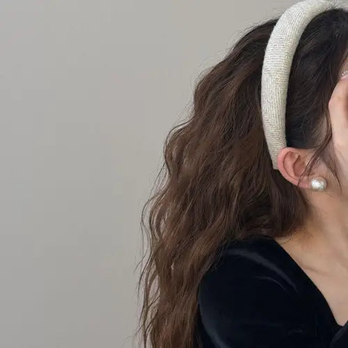 Pearl-Adorned Headband Set
