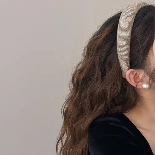 Pearl-Adorned Headband Set